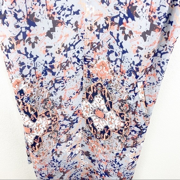 Cabi Fresco Gray Abstract Print Slip Dress Small - Picture 4 of 6